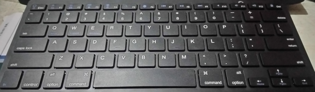A Bluetooth keyboard for Android devices